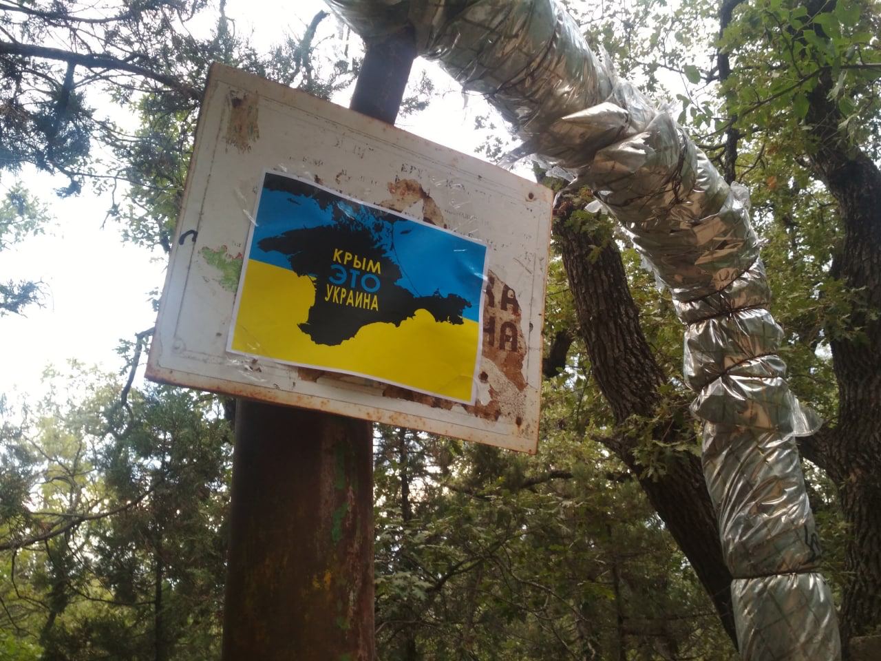 "Освобождение Крыма от захватчиков - вопрос времени": в Ялте активисты расклеили смелые листовки